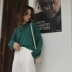 Nhỏ nhất biển Xiaohai đề nghị 2018 đầu mùa thu mỏng vi- minh bạch lỏng dài- tay màu áo len màu áo len áo len áo cardigan nữ mỏng Áo len