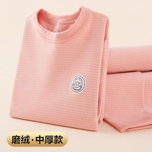 Детское удерживающее тепло нижнее белье, комплект для мальчиков, термобелье, штаны, детская пижама, увеличенная толщина