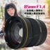 Trong nước vòng tròn màu đỏ Jiarui 85 mét F1.4 khẩu độ lớn full khung SLR micro chân dung đơn cố định focus ống kính bằng tay lens đa dụng cho canon fullframe Máy ảnh SLR