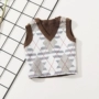 C11 Nhật Bản đơn chất lượng tốt giải phóng mặt bằng áo vest trẻ em 0-2 tuổi cotton đan vest quần áo sành điệu cho be gái