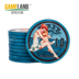 Trò chơi Continental Retro Beauty 43mm Deva Chips Mahjong Texas Holdem Gạch Chip Coin - Các lớp học Mạt chược / Cờ vua / giáo dục giá 1 bộ mạt chược Các lớp học Mạt chược / Cờ vua / giáo dục