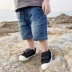 Chao Ma Feifei 2019 quần short cotton cotton cho trẻ em Quần áo bé trai năm quần thường quần Quần áo trẻ em Hàn Quốc - Quần jean Quần jean