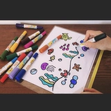 Фонарь, детский набор материалов, наклейки, раскраска для детского сада, DIY, семейные игры, художественное произведение