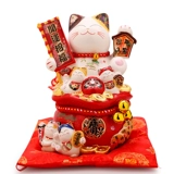 Ji Mattang Большой Fortune Cat Creative Home упаковывать керамику керамику Сохранить сберегатель