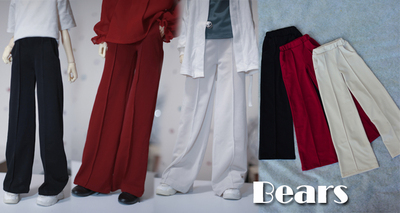 taobao agent ◆ Bears ◆ BJD baby clothing A350 crystal linen line vertical wide -leg pants 3 color 1/4 & 1/3 & uncle & id75