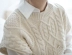 Mùa xuân 2019 phiên bản Hàn Quốc mới của áo len dệt kim cổ tròn lỗ cổ áo trong đoạn văn dài áo len xoắn retro - Vòng cổ áo len Vòng cổ áo len