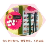 Реалистичная флисовая ткань на день Святого Валентина в форме цветка, набор материалов, DIY, подарок на день рождения, букет