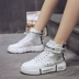 Air Force số 1 ag high-top sneakers nữ 2018 mùa thu mới net màu đỏ hip-hop hoang dã sinh viên Hàn Quốc Gao Bang Giày cao gót