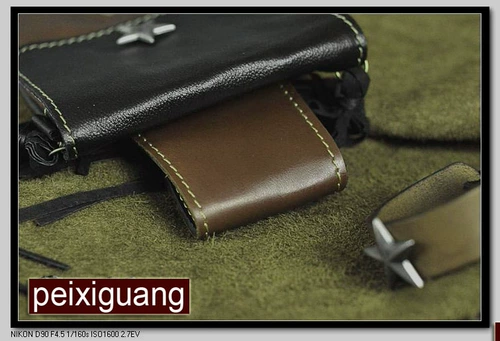 Поясная сумка, кожаная ретро барсетка подходит для мужчин и женщин, «сделай сам», из натуральной кожи