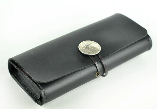 Черная сигаретная сумка с сигарет ручной руки