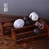 Ban Yi Tea Stand Chicken Wing Wood Tea Cup Chủ Kung Fu Tea Set Trang trí Cup Chủ Trà Nghi lễ Phụ kiện HY-X - Trang trí nội thất trang trí phòng ngủ nhỏ Trang trí nội thất