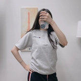 Летняя футболка с коротким рукавом с круглым воротником, США, с вышивкой, с печатью вашего логотипа, короткий рукав
