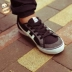 Yaseshi ASICs TRONO đen retro giày vải giày mùa xuân giày thể thao mới mát thành phố giày thể thao adidas nữ Plimsolls