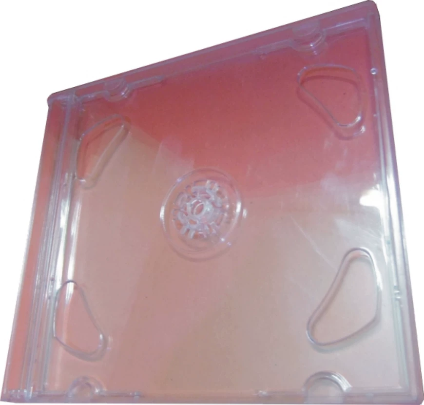 Thickening 07CD DVD box CD empty box CD box transparent double -piece CD box 07CD Ming dual discs CD shell