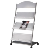 Deli 9308 газетный журнал Rack Shelter Standing Book Газета полка