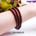 Tự nhiên rượu vang đỏ garnet vòng đeo tay nữ ba vòng tròn bốn vòng tròn 6A7A lớp red garnet bracelet multi-layer vòng tròn pha lê trang sức