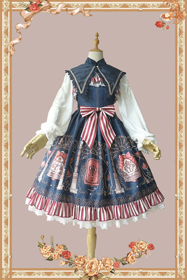 taobao agent [Infanta. Baby Vatican] LOLITA* Holy Lochered Skills* Original Printed JSK Skirt Spot