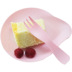 Thả hình dùng một lần dao kéo dao dao kéo đĩa kết hợp nhựa bữa ăn tấm bánh sinh nhật tráng miệng bộ đồ ăn 5 phần ăn Đồ ăn tối