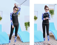 Черно-синие длинные рукава + брюки