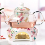 Свеча, глянцевая глина, ароматизированный чай, заварочный чайник, фруктовый чай, послеобеденный чай, мундштук, европейский стиль