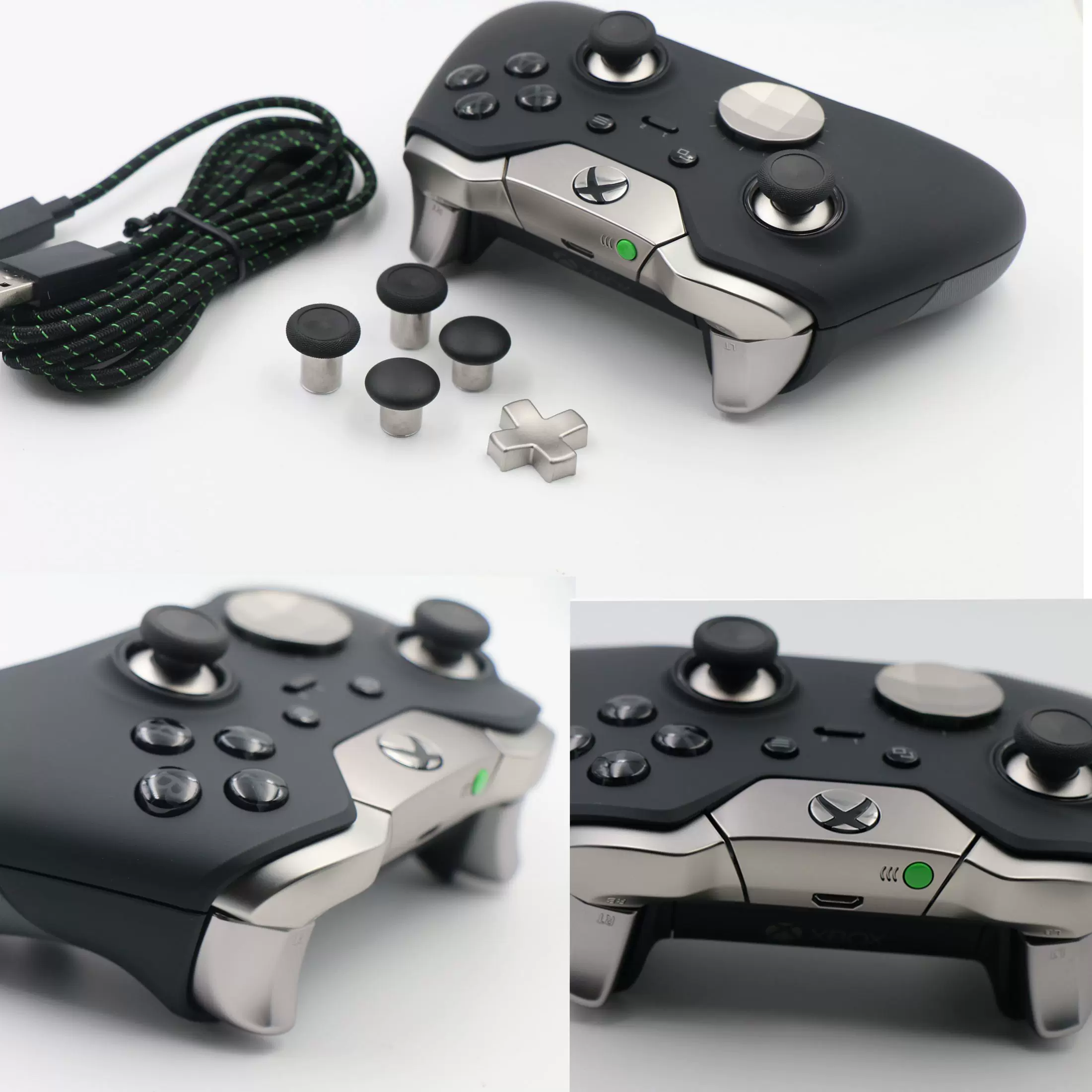 Геймпад Microsoft Xbox One элитный, беспроводной/проводной, версия Elite, SteamPC геймпад