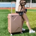 Phiên bản tiếng Hàn mới của vỏ xe đẩy phổ quát 20 inch vali nhỏ nữ 24 inch xu hướng nam vali mật khẩu hộp 26 vali xiaomi passport Va li