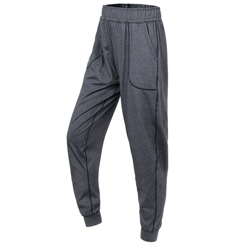 Трикотажные быстросохнущие штаны, форма для спортзала для отдыха, осенние, свободный крой, для бега