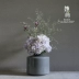 Trở lại cơn mưa, chiếc bàn gốm đơn giản màu xám retro mới tráng men màu xanh lam - Vase / Bồn hoa & Kệ