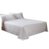 Màu trắng tinh khiết bao gồm giường là một mảnh duy nhất của tinh khiết bông satin sọc giường 笠 phòng tắm khách sạn khăn trải giường khách sạn giường bán buôn