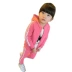 Quần áo trẻ em Hàn Quốc hai mảnh 2018 thu đông 2018 mới cho bé trai và bé gái đội mũ trùm đầu thể thao áo bé trai Phù hợp với trẻ em