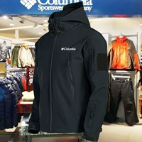Columbia, демисезонная бархатная водонепроницаемая ветрозащитная тактическая куртка для отдыха с капюшоном