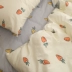 Main đẩy trẻ em vui vẻ lớp bé sản phẩm giường cà rốt bông bốn mảnh bộ bông bốn mảnh phim hoạt hình dễ thương - Bộ đồ giường bốn mảnh