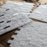 Северная простая натуральная шишка белый камень Каменный мраморная мозаичная крыльца телевизионная фоновая стена плитка