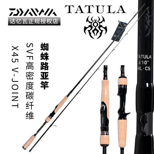 Daiwa da yiwa tatula cs v Spider Roads Углеродные рыбацкие стержни Рыбалки бас -бас -роуд -рыбацкая рыбалка