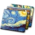 Bức tranh nổi tiếng ví nhỏ Van Gogh Monet lily nước bầu trời đầy sao nghệ thuật đêm ukiyo-e sơn dầu siêu mỏng tươi mini