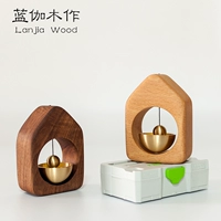 Японский магнит на холодильник из натурального дерева, медный колокольчик, «сделай сам», подарок на день рождения