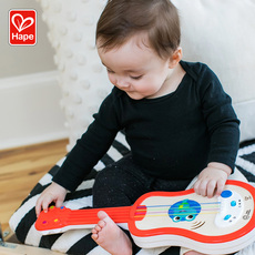 Детская гитара 智能触控尤克里里hape 1-3岁宝宝儿童音乐吉他玩具四弦琴乐感