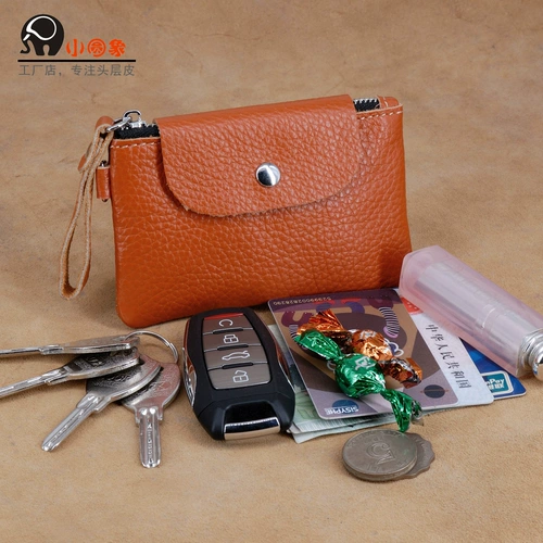 小圆象 Бумажник, сумка через плечо, кожаный картхолдер, кошелек, ключница, аксессуар, помада, воловья кожа