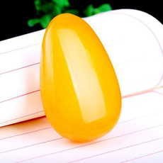 Украшения на руку 云南黄龙玉原石手把件鸡油黄玉石吊坠黄龙玉原石吊坠和田玉手把件