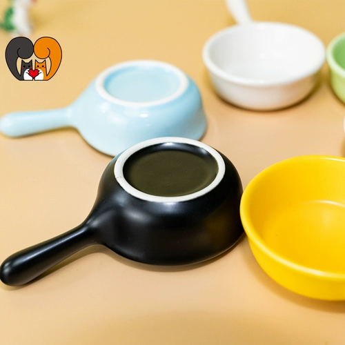 Ham Semi -Eye Летающая мышь медовая сумка керамическая коробка ресторан против рисовой чаши для питательной воды, кормление сырых расходных материалов