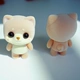 Cô gái đồ chơi sang trọng Dễ thương Shiba Inu Toy Doll Mini Powder Penguin Dễ thương quà tặng trẻ em Doll Super Doll - Đồ chơi mềm