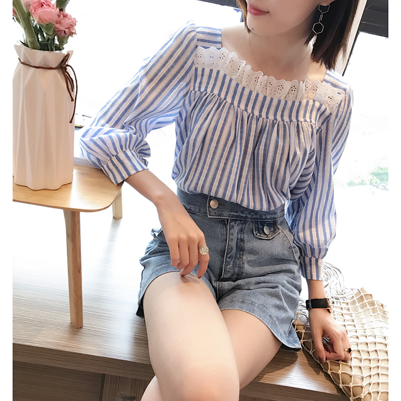 Hàn Quốc thứ tự 18 mùa hè mới cao eo mỏng lỏng rộng chân quần nóng ánh sáng quần short denim nữ EXK97 bây giờ chân váy jean đẹp