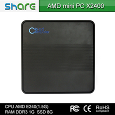 Компьютерный терминал 厂家直销 超低功耗迷你主机 主频amd e240