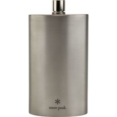 Фляжка snow peak titanium flask large雪峰户外露营钛金属
