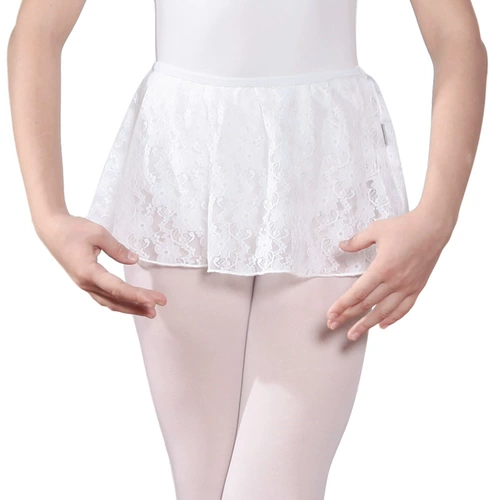 Детская кружевная мини-юбка для тренировок, юбка, эластичная талия
