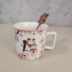Xuất khẩu Nhật Bản Golden Rose Gold Dễ thương Dễ thương Lucky Cat Coffee Spoon Stirling Spoon Tráng miệng Muỗng Trà chiều - Cà phê ly uống cà phê Cà phê