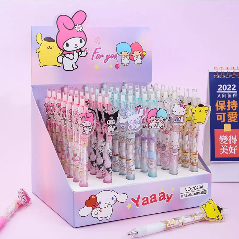 Японский Kuromi Picker Press Merteti Yuguo KT Cat Girl's Heart Cute Pens and Pressing Signature