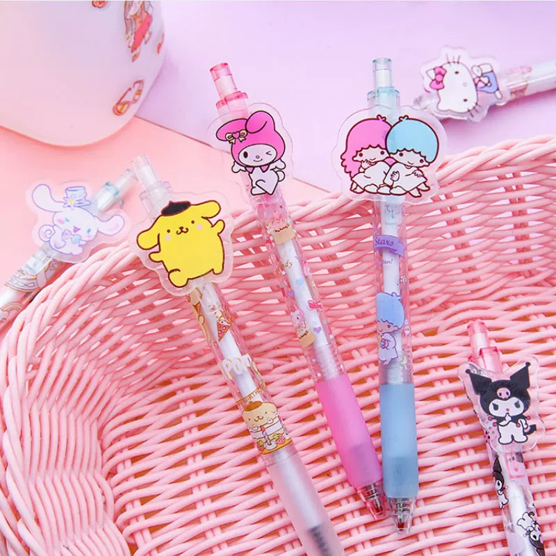 Японский Kuromi Picker Press Merteti Yuguo KT Cat Girl's Heart Cute Pens and Pressing Signature
