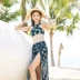 Xia Yan nữ áo tắm bikini ba mảnh váy đi biển Slim là tấm thép mỏng tập hợp đồ bơi - Bikinis