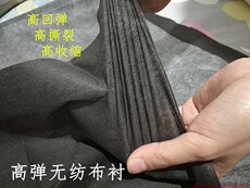 Подкладка ткани 新型质轻高弹粘衬布无纺布腰衬女装衬家具衬汽车内饰皮革布贴基布